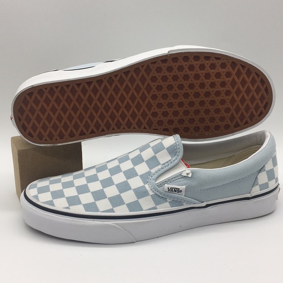 VANS CLASSIC SLIP-ON Checkerboard Baby Blue wmns - Picture 9 of 16